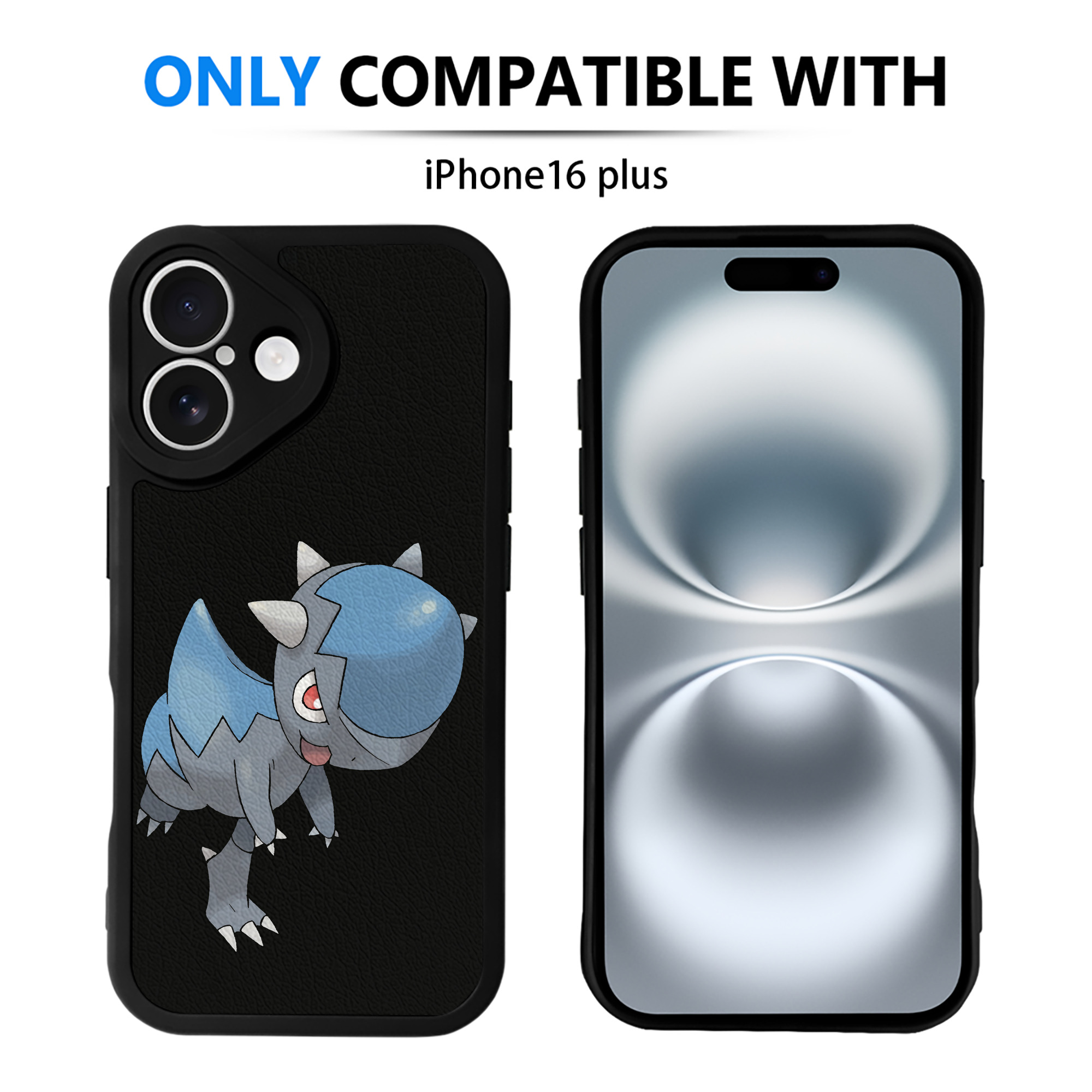 （画像用） ポケットモンスター Pokémon 【iPhone 16シリーズ対応】シリコンスマホケース（レザー調） 材質：シリコン